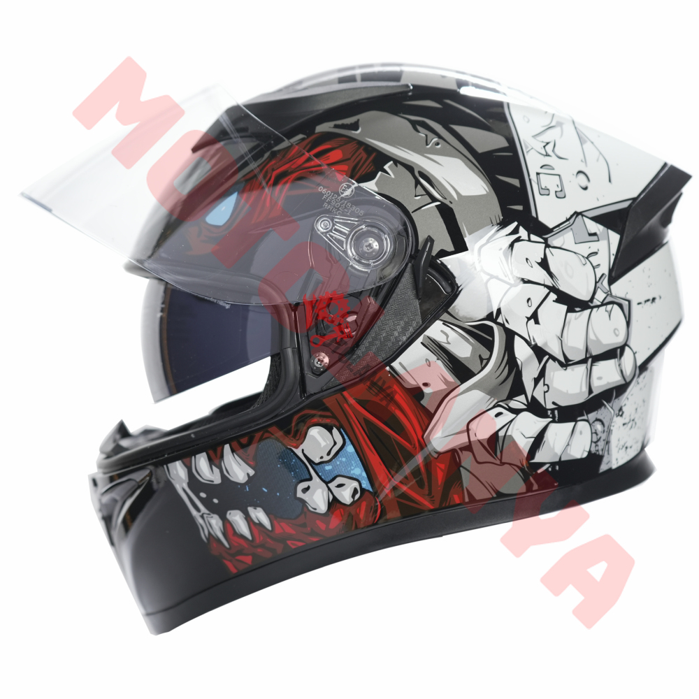 KC-KAPALI VİZÖRLÜ KASK [KC316-1] KURU KAFA [M]