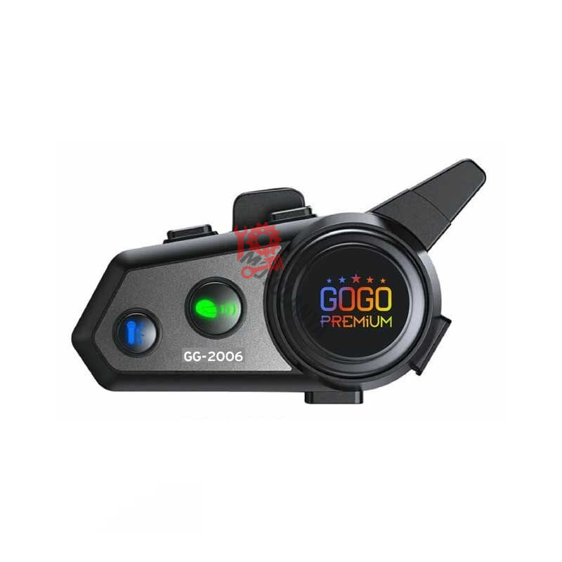 UNİVERSAL MOTOSİKLET KASK İNTERCOM BLUETOOTH RGB IŞIKLI 1 KM MENZİL GG-2006