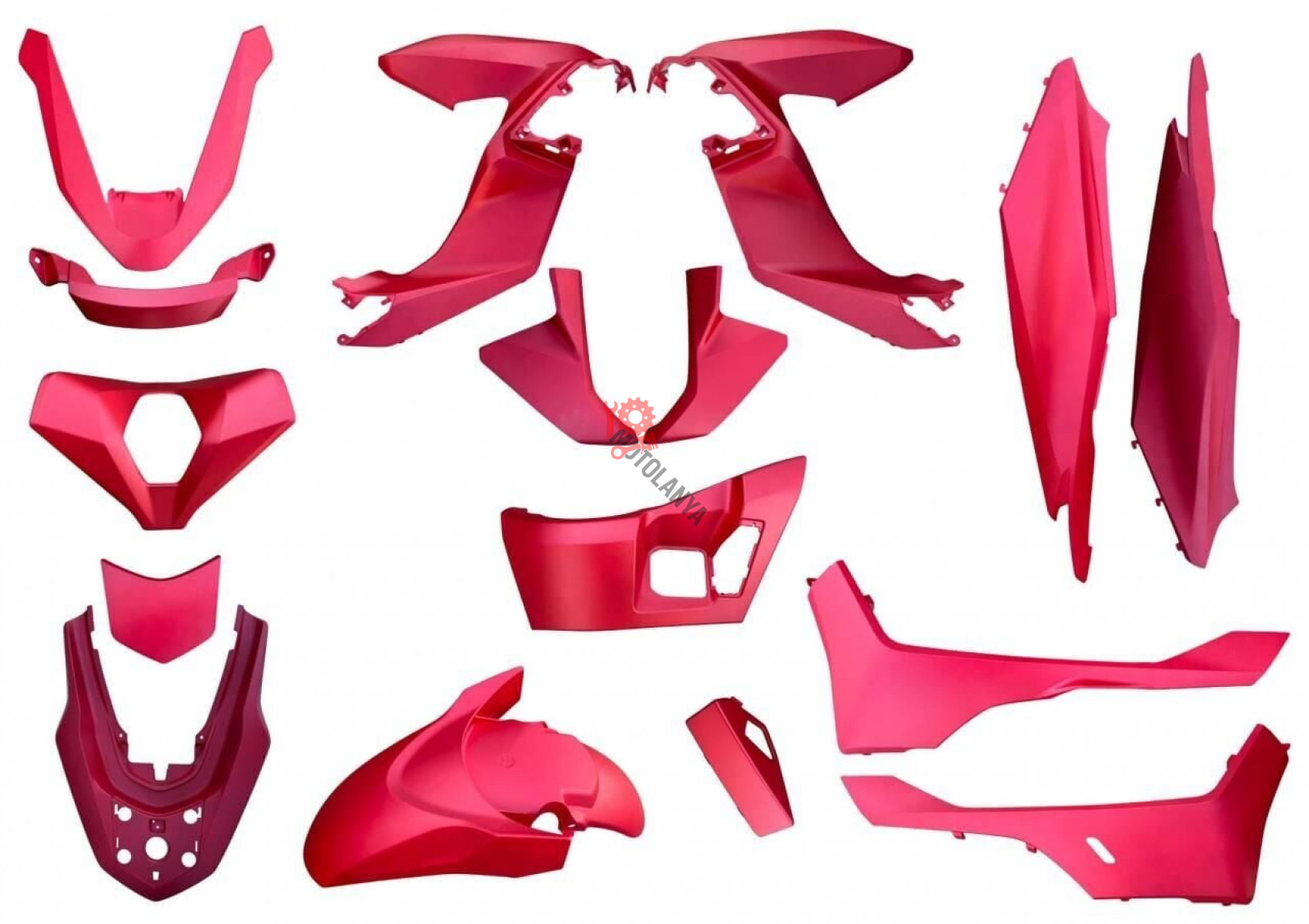 KAPORTA SET [KIRMIZI] - HONDA PCX 2025 DELUXE