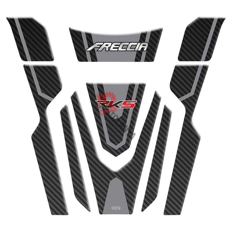 RKS FRECCİA 150 CC 2022 - 2024 UYUMLU TANK PAD SET ''GRİ/SİYAH'' 002