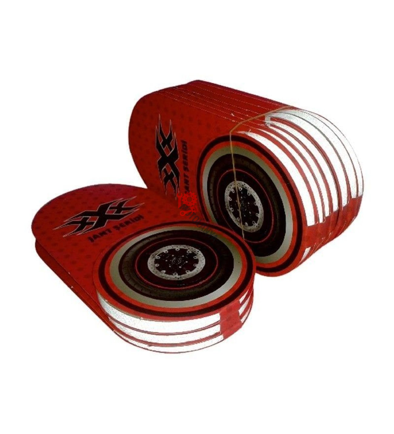 REFLEKTÖR BEYAZ 7cm x 7 m LÜKS 1 SET JANT ŞERİDİ