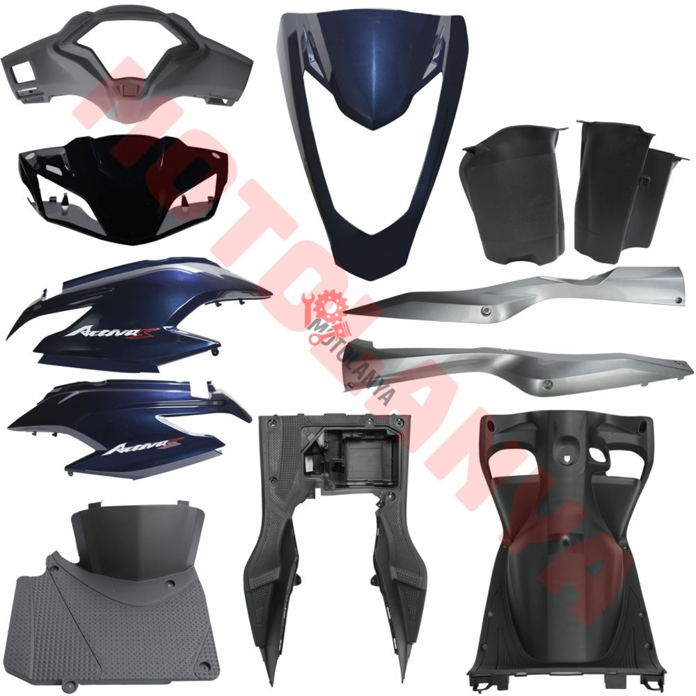 KAPORTA SET ''MAVİ'' YENİ MODEL [ ACTIVA S ] - HONDA