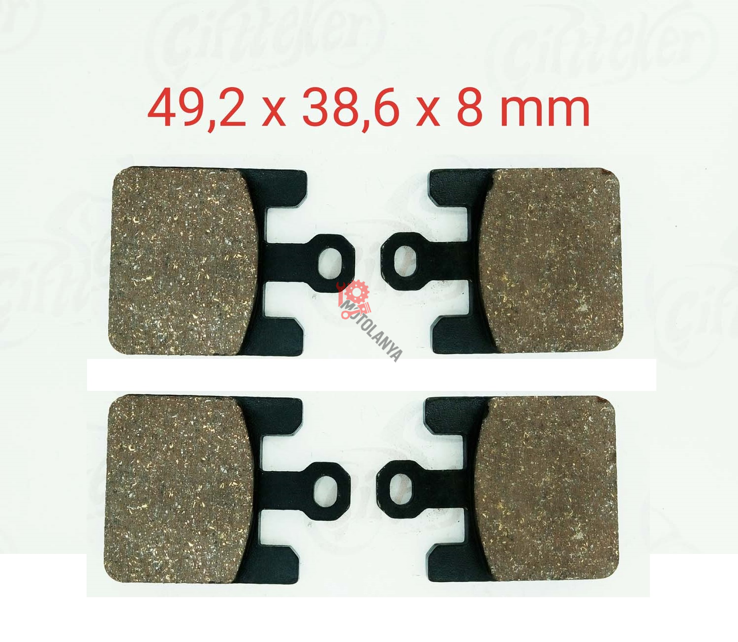 ÖN FREN DİSK BALATA ''2 Lİ SET'' - ZX 10 R(2004-2007)-ZX 6 R(2003-2006) - SUZUKİ GSXR 1000(2003)