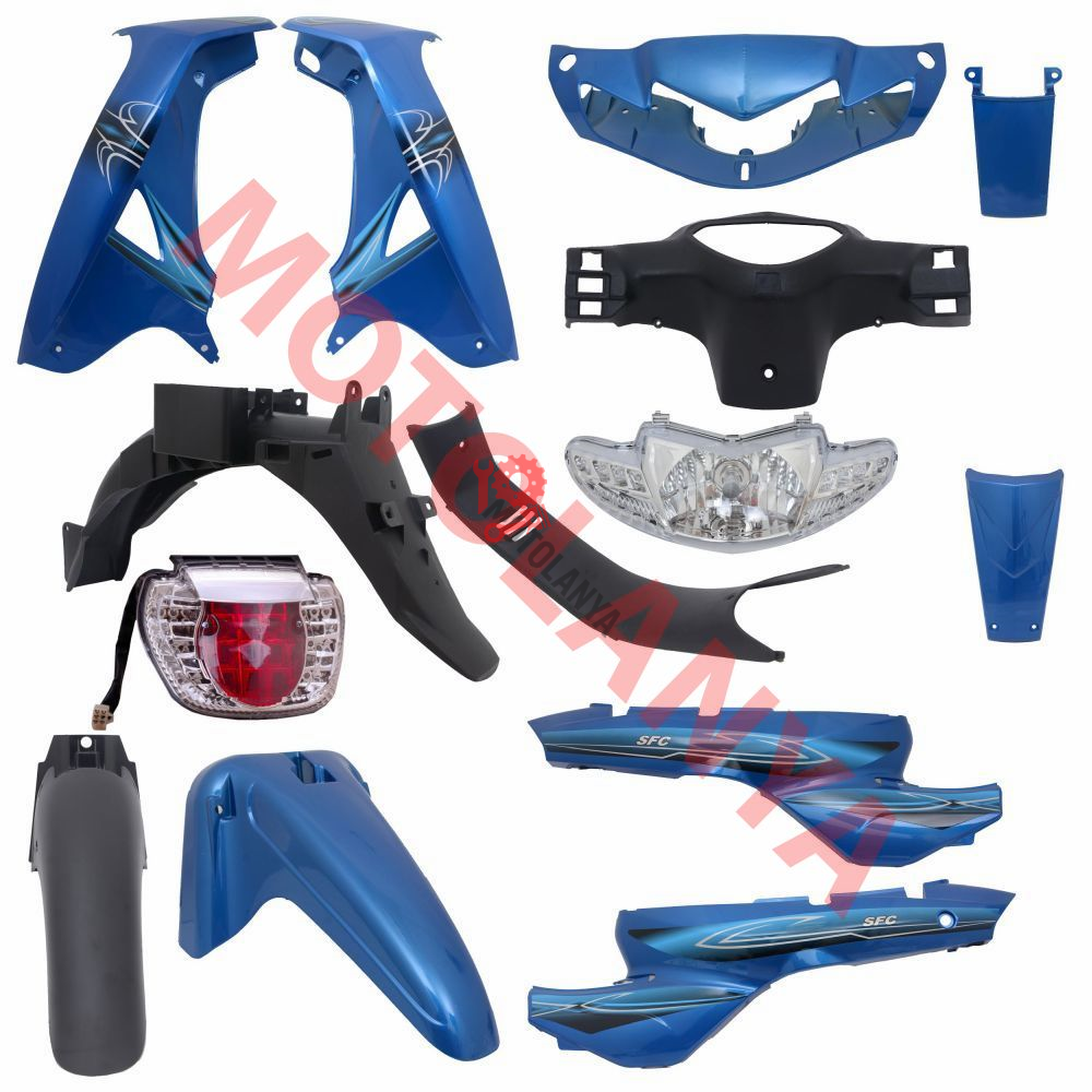 KAPORTA SET [MAVİ] [FAR+STOP+SİNYAL DAHİL] MONDIAL SFC - SFC MINI