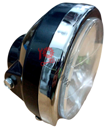 ÖN FAR KOMPLE ''SİYAH'' YUVARLAK FAR [ WİNDY / CGL ] - HONDA/KANUNİ