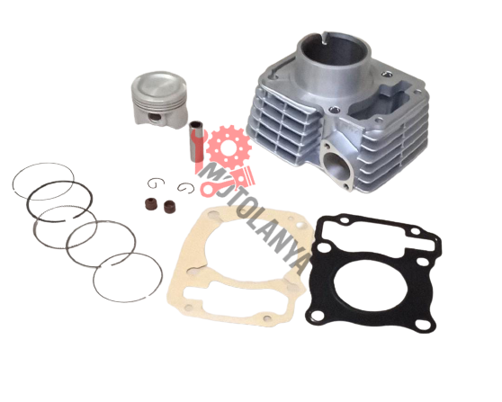 Silindir Set 125cc ''52mm'' CB 125 E [ 13 Perno, Boy: 63mm ] - HONDA