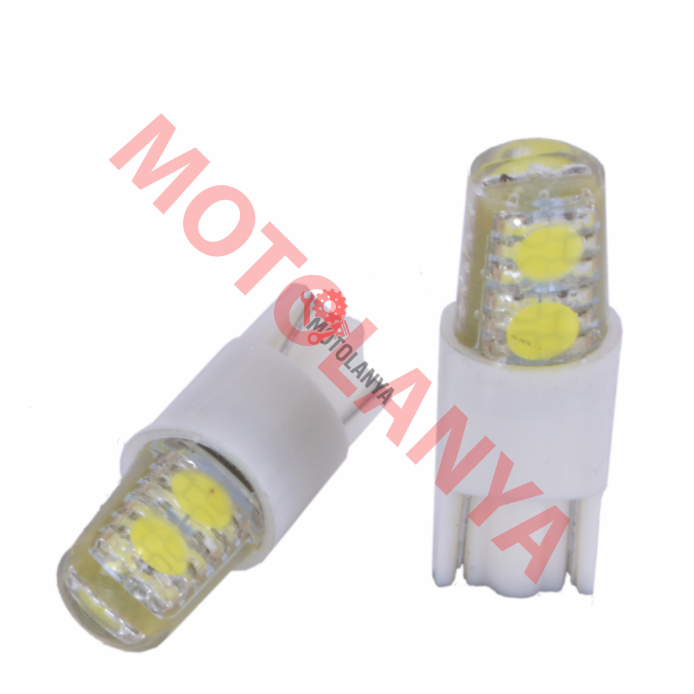 T10 4 LED' Lİ DİPSİZ AMPUL BEYAZ [ÇİFT]