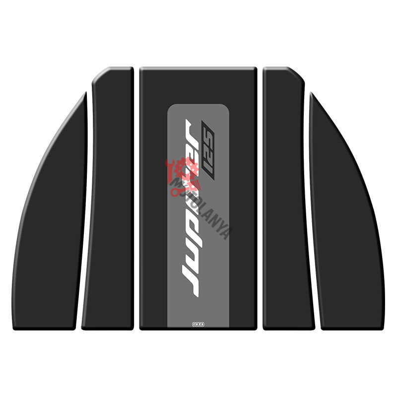 TVS JUPİTER 125 2023 - 2024 UYUMLU TANK PAD SET ''GRİ/SİYAH'' 005