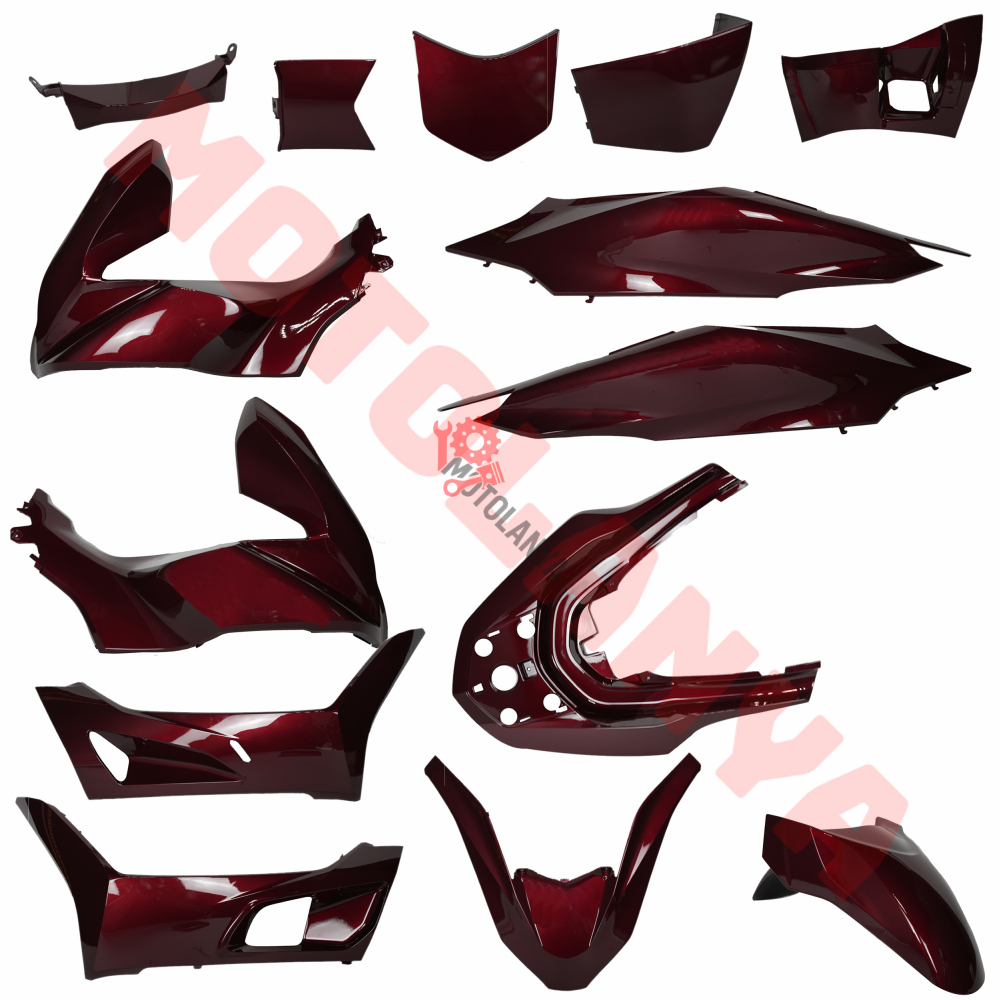 KAPORTA SET ''BORDO'' [ PCX 2020/2024 ] - HONDA