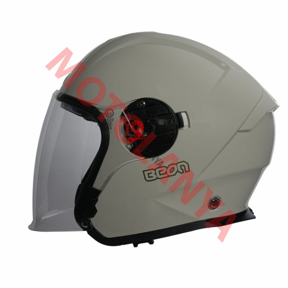 BEON- ÇENESİZ VİZÖRLÜ YAZLIK KASK [B203] [BEYAZ-KIRMIZI-YEŞİL] [XL]