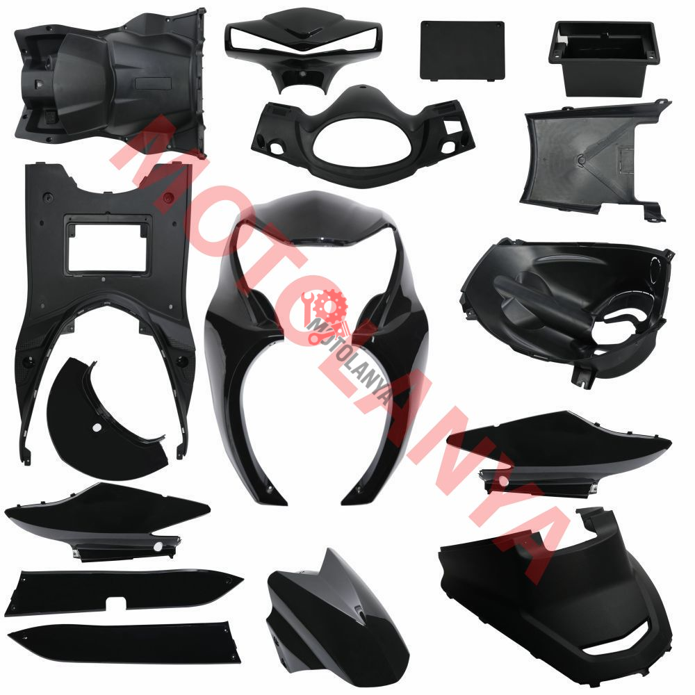 KAPORTA SET [ KOMPLE FULL SET ] [SİYAH] - KUBA SPACE MAX